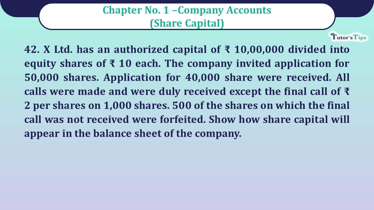 Question no -42 Chapter no-1 Unimax Class-12 Part-II