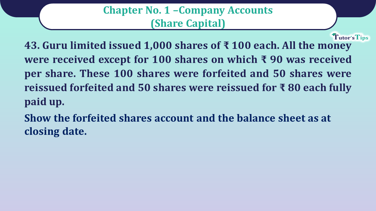 Question no -43 Chapter no-1 Unimax Class-12 Part-II