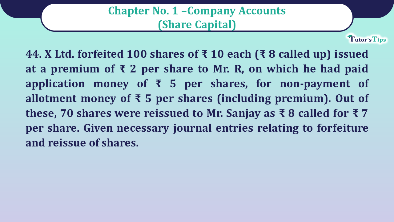 Question no- 44 Chapter no-1 Unimax Class-12 Part-II