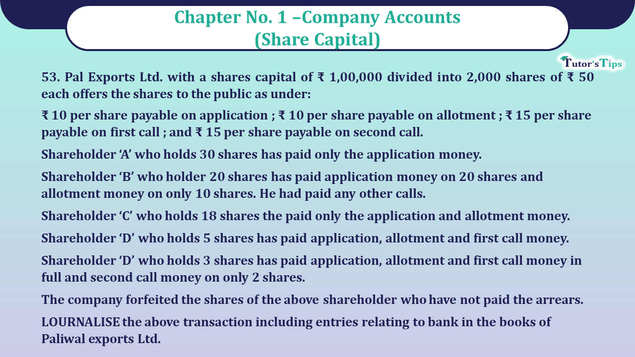 Question no -53 Chapter no-1 Unimax Class-12 Part-II