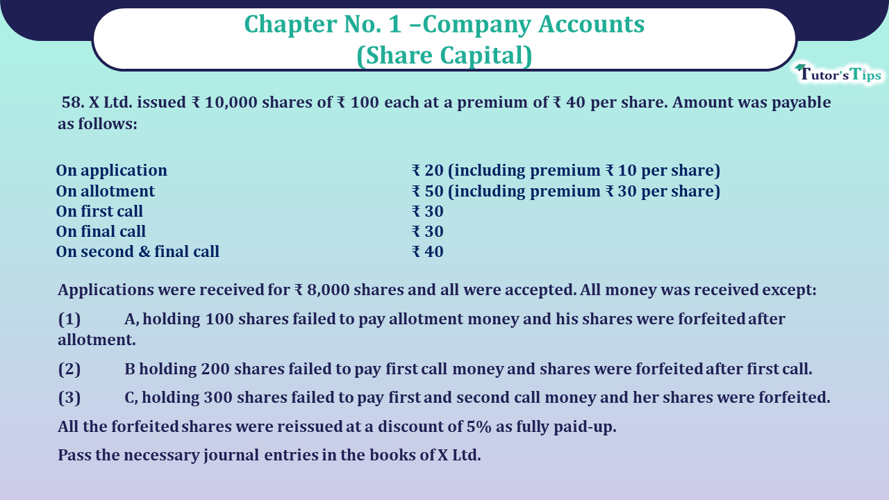 Question no -58 Chapter no-1 Unimax Class-12 Part-II