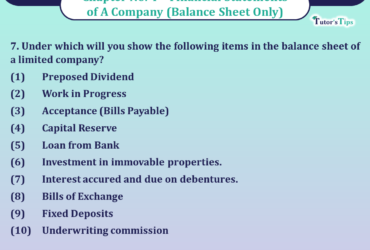 Question no- 7 Chapter no -4 Unimax Class- 12 Part -II