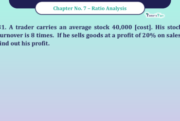 Question No -31 Chapter no - 7 Unimax Class - 12 Part -II