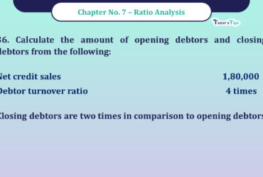 Question No -36 Chapter no - 7 Unimax Class - 12 Part -II