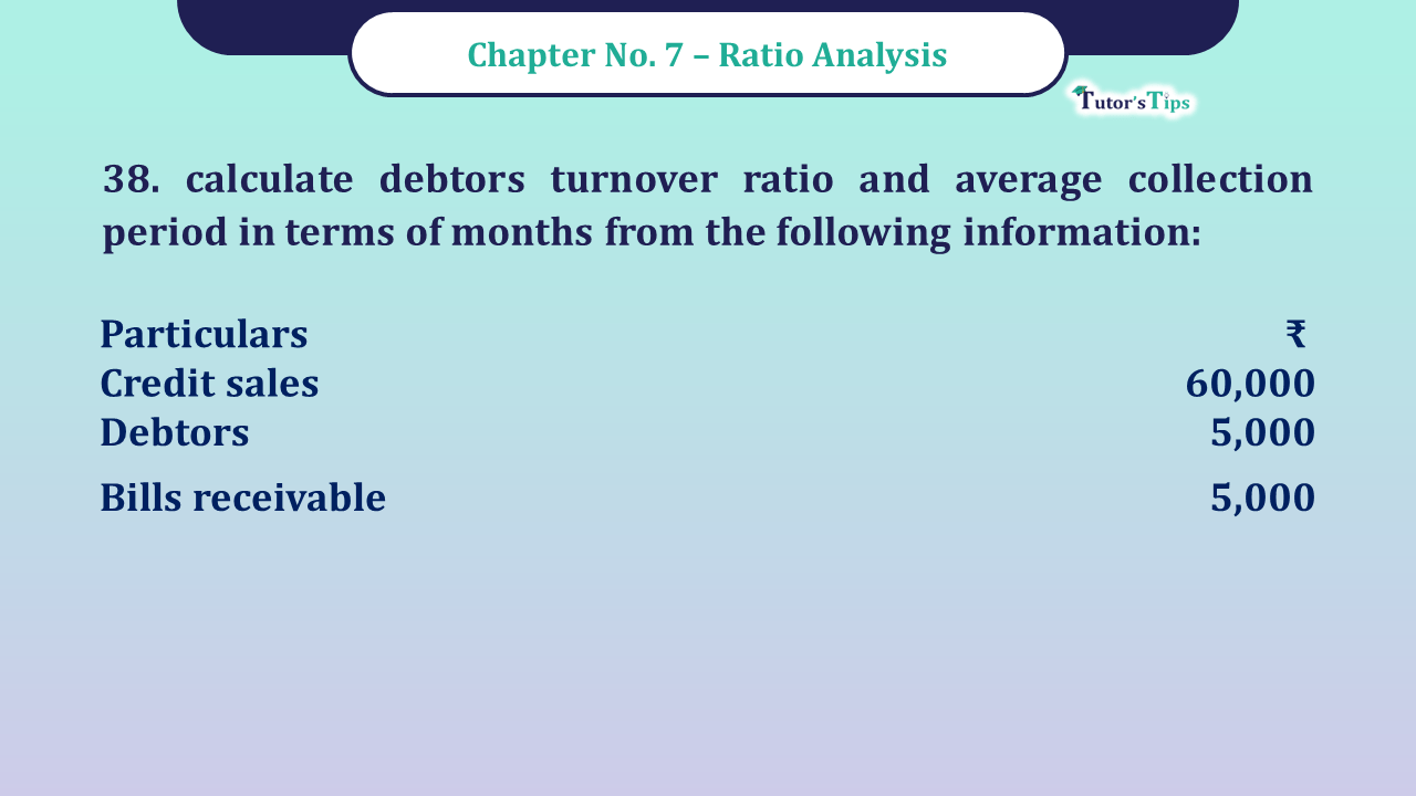 Question 38 Chapter 7 -Unimax Publication Class 12 Part 2 - 2021