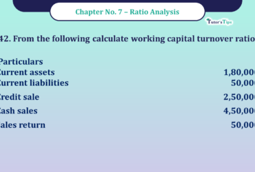 Question No -42 Chapter no - 7 Unimax Class - 12 Part -II