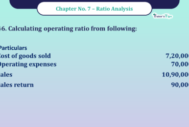 Question No -46 Chapter no - 7 Unimax Class - 12 Part -II