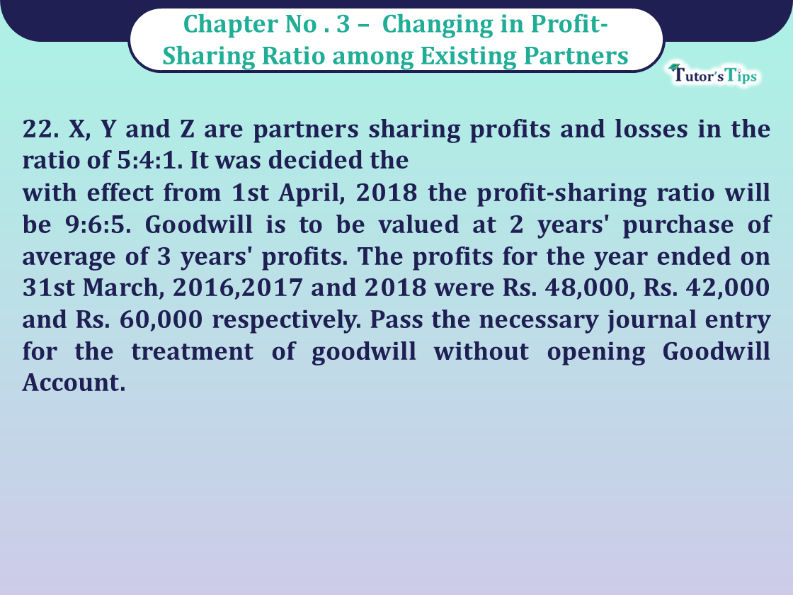 Question 22 Chapter 3 of Class 12 Part - 1 VK Publication