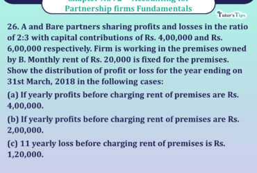 Question 26 Chapter 2 of Class 12 Part - 1 VK Publication