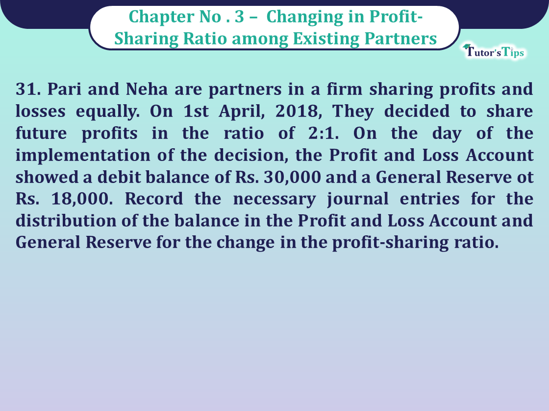 Question 31 Chapter 3 of Class 12 Part - 1 VK Publication