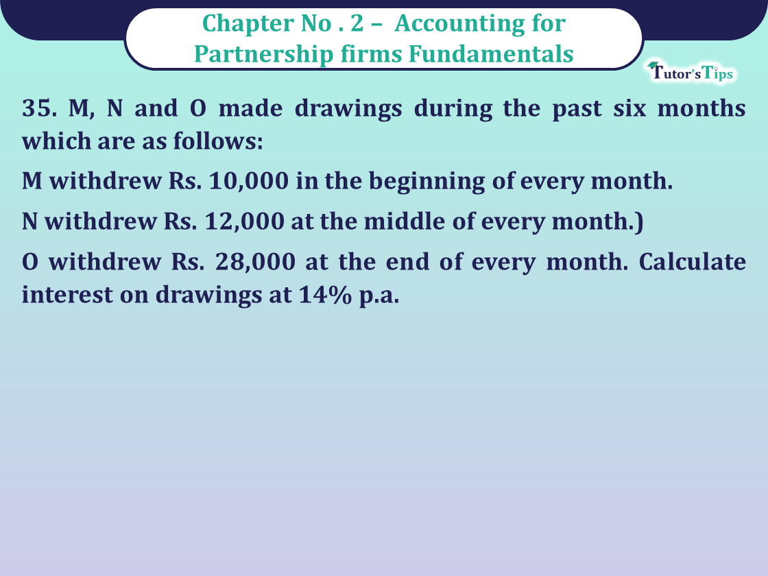 Question 35 Chapter 2 of Class 12 Part - 1 VK Publication