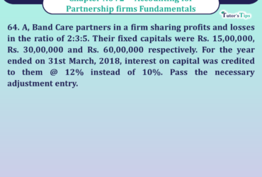 Question 64 Chapter 2 of Class 12 Part - 1 VK Publication