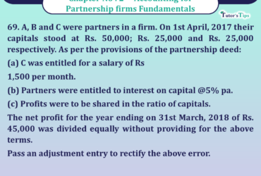 Question 69 Chapter 2 of Class 12 Part - 1 VK Publication