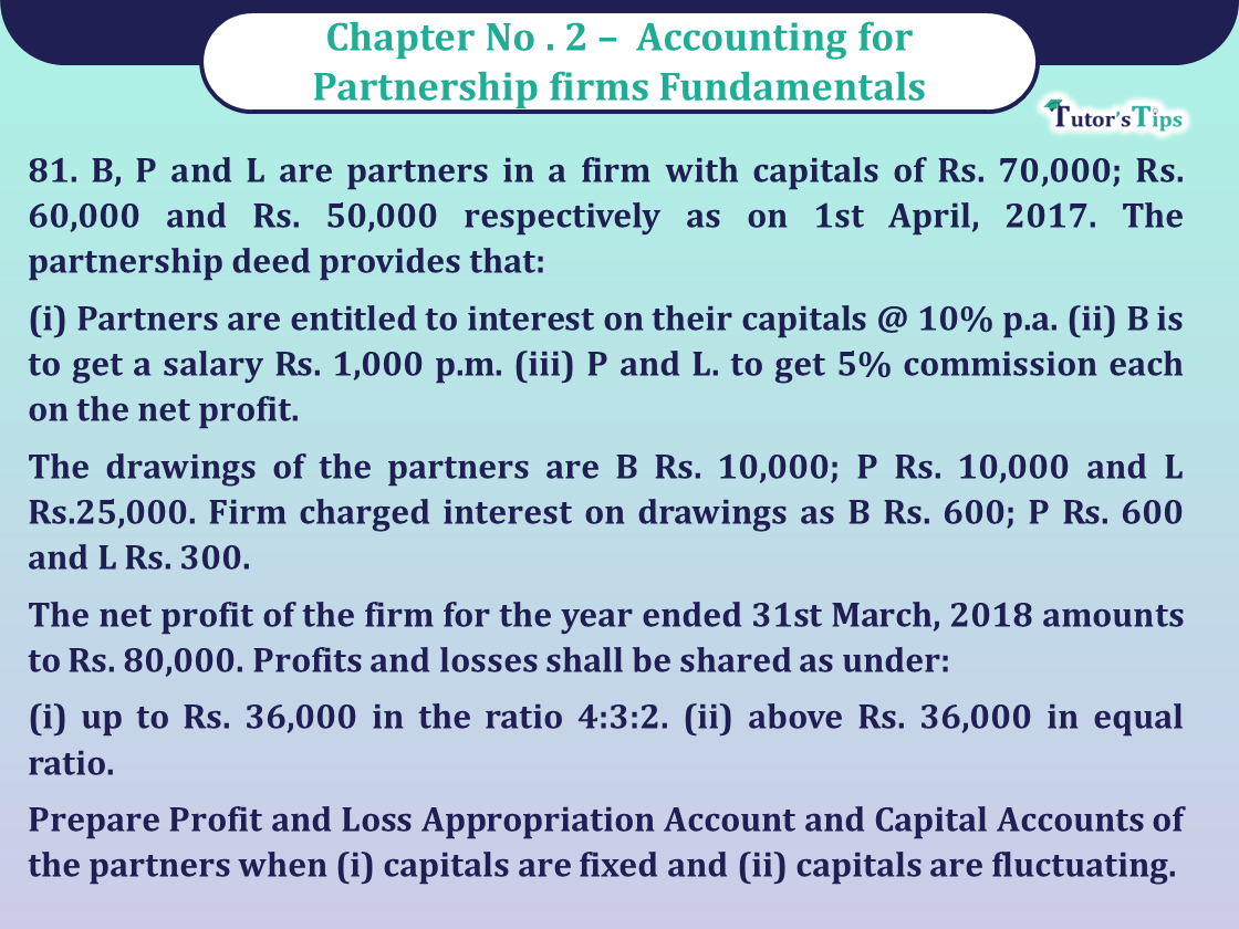 Question 81 Chapter 2 of Class 12 Part - 1 VK Publication