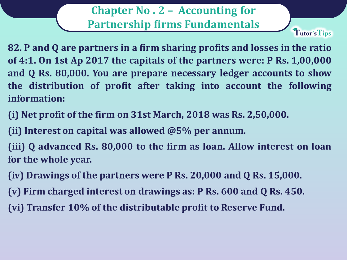 Question 82 Chapter 2 of Class 12 Part - 1 VK Publication