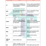 Chart of difference between Profession and Employment - In Hindi